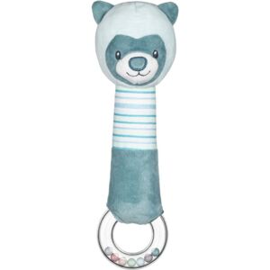 Petite&Mars Squeaky Toy with Rattle pískací hračka s chrastítkem Bear Mike 1 ks