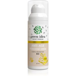 Green Idea Topvet Premium Anti-age přírodní krém s Q10 a ženšenem krém pro zralou pleť 50 ml