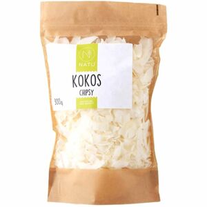 NATU Kokos chipsy kokosové plátky 300 g