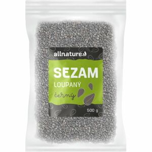 Allnature Sezam loupaný černý semínko loupané 500 g