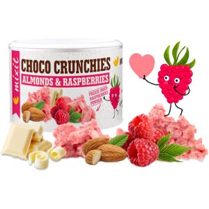 MIXIT Choco Crunchies Almonds & Raspberries směs ořechů a sušených plodů v čokoládě 140 g