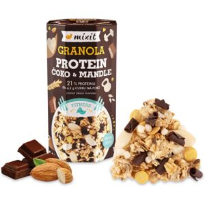 MIXIT Proteinová granola z pece Čoko & mandle granola s proteinem 450 g