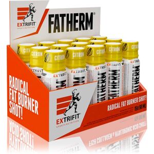 Extrifit Fatherm Shot spalovač tuků příchuť Lemon 15x90 ml