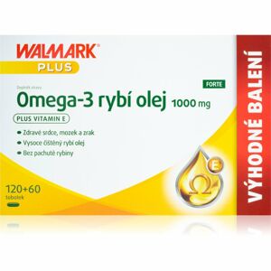 Walmark Omega-3 rybí olej 1000mg doplněk stravy pro zdraví nervové soustavy 180 ks