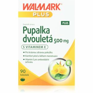 Walmark Pupalka dvouletá 500mg s vitamínem E doplněk stravy pro podporu hormonální rovnováhy a pro krásnou pleť 90 ks