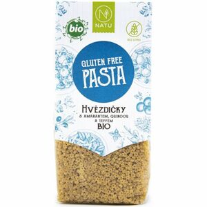 NATU Gluten free pasta Hvězdičky s amarantem, quinoou a teffem BIO těstoviny v BIO kvalitě 250 g
