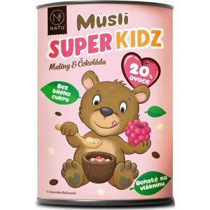 NATU Můsli Super Kidz Maliny & čokoláda müsli pro děti 300 g