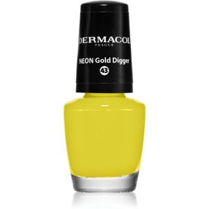 Dermacol Neon neonový lak na nehty odstín 43 Gold Digger 5 ml