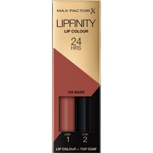 Max Factor Lipfinity Lip Colour dlouhotrvající rtěnka s balzámem odstín 150 Bare