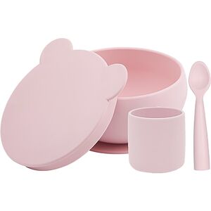 Minikoioi BLW I Pinky Pink jídelní set