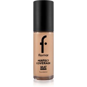 flormar Perfect Coverage Mat Touch Foundation matující make-up pro smíšenou až mastnou pokožku odstín 301 Soft Beige 30 ml