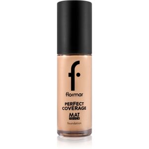 flormar Perfect Coverage Mat Touch Foundation matující make-up pro smíšenou až mastnou pokožku odstín 308 Fair Ivory 30 ml