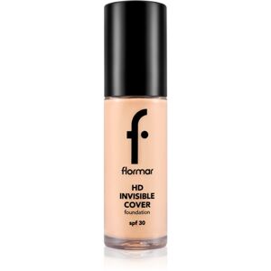 flormar HD Invisible Cover Foundation lehký make-up s rozjasňujícím účinkem SPF 30 odstín 040 Light Ivory 30 ml