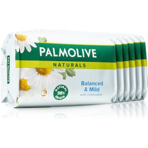 Palmolive Naturals Chamomile tuhé mýdlo s heřmánkem 6x90 g