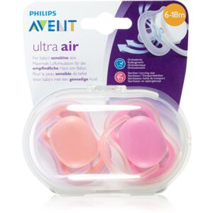 Philips Avent Soother Ultra Air 6-18 m dudlík Pink 2 ks