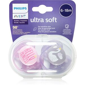 Philips Avent Soother Soft 6 - 18 m dudlík Hello Swan 2 ks