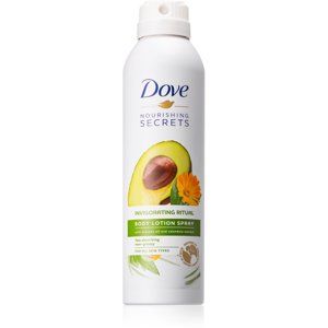 Dove Nourishing Secrets Invigorating Ritual ochranné tělové mléko ve spreji Avocado Oil and Calendula Extract 190 ml