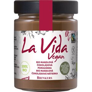 La Vida Vegan Čokoládová pomazánka s mandlemi BIO ořechová pomazánka v BIO kvalitě bez mléka 270 g