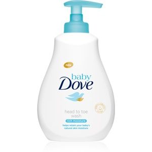 Dove Baby Rich Moisture mycí gel na tělo a vlasy