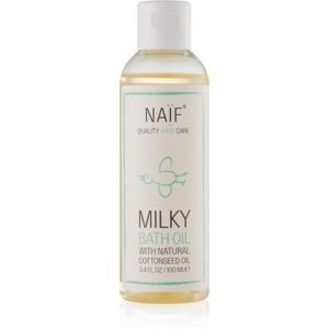 Naif Baby & Kids Milky Bath Oil mléčný koupelový olej pro děti od narození 100 ml