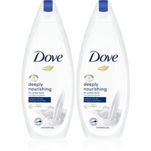 Dove Deeply Nourishing vyživující sprchový gel 2 x 250 ml (výhodné balení)