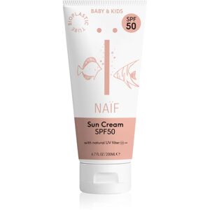 Naif Baby & Kids Sun Cream SPF 50 opalovací krém pro děti SPF 50 200 ml