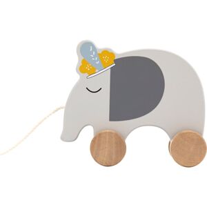 Tryco Wooden Elephant Pull-Along Toy hračka ze dřeva 10m+ 1 ks