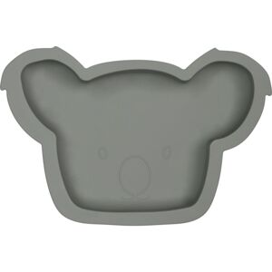 Tryco Silicone Plate Koala talíř Olive Gray 1 ks