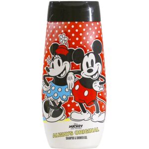 Disney Mickey&Friends Mickey&Minnie šampon a sprchový gel 2 v 1 pro děti 300 ml