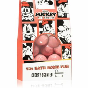 Disney Mickey&Friends šumivé koule do koupele pro děti cherry 10x10 g