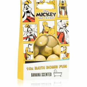 Disney Mickey&Friends šumivé koule do koupele pro děti banana 10x10 g