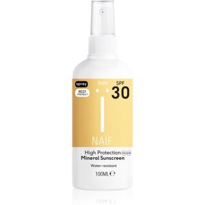 Naif Sun Mineral Sunscreen SPF 30 ochranný sprej na opalování SPF 30 100 ml