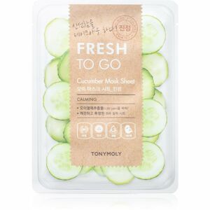 TONYMOLY Fresh To Go Cucumber hydratační plátýnková maska pro zklidnění pleti 20 g