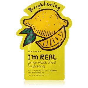 TONYMOLY I'm REAL Lemon plátýnková maska s rozjasňujícím účinkem