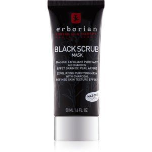 Erborian Black Charcoal exfoliační čisticí pleťová maska 50 ml