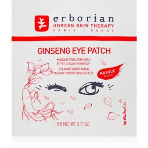 Erborian Ginseng Shot Mask revitalizační plátýnková maska na oční okolí 12x5 g