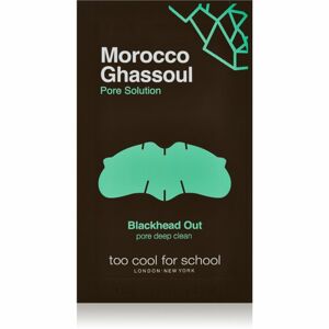 Too Cool For School Morocco Ghassoul Pore Solution čisticí náplast na zanešené póry na nose 1 ks