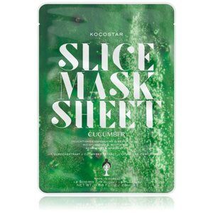 KOCOSTAR Slice Mask Sheet Cucumber zklidňující plátýnková maska s hydratačním účinkem