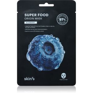 Skin79 Super Food Blueberry hydratační plátýnková maska proti vráskám 20 ml