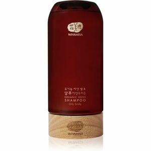 WHAMISA Organic Seeds Shampoo přírodní bylinný šampon pro mastnou pokožku hlavy 510 ml