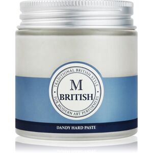 BRITISH M Dandy Hard Paste stylingová pasta pro objem a tvar 100 g