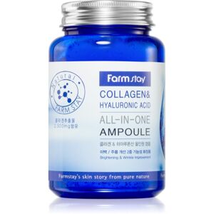 Farmstay Collagen & Hyaluronic Acid All-In-One Ampoule vitalizující pleťové sérum 250 ml