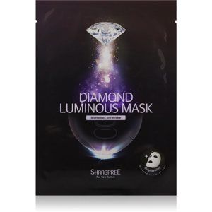 Shangpree Diamond rozjasňující plátýnková maska proti vráskám 25 ml