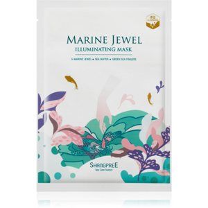 Shangpree Marine Jewel rozjasňující plátýnková maska 30 ml