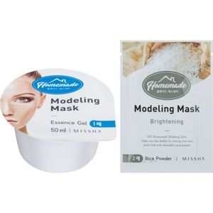 Missha Homemade Rice Powder modelační pleťová maska s rozjasňujícím úč