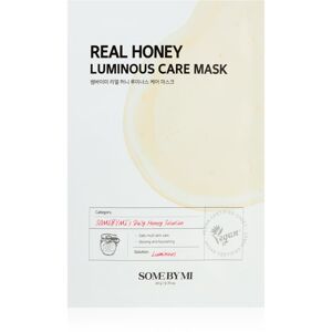 Some By Mi Daily Solution Honey Luminous Care rozjasňující plátýnková maska 20 g