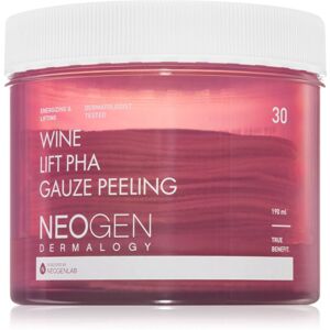 Neogen Dermalogy Clean Beauty Gauze Peeling Wine Lift PHA peelingové pleťové tamponky s liftingovým efektem 30 ks