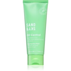 Sand & Sky Oil Control Clearing Face Mask normalizující hloubkově čisticí maska pro mastnou a problematickou pleť 100 g