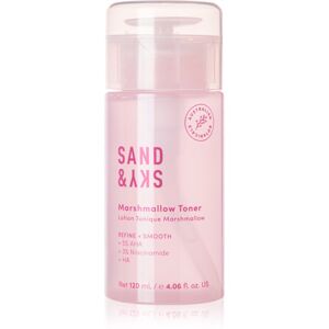 Sand & Sky The Essentials Marshmallow Toner jemné exfoliační tonikum pro obnovu povrchu pleti 120 ml