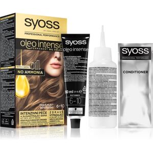 Syoss Oleo Intense permanentní barva na vlasy s olejem odstín 6-10 Dark Blond 1 ks